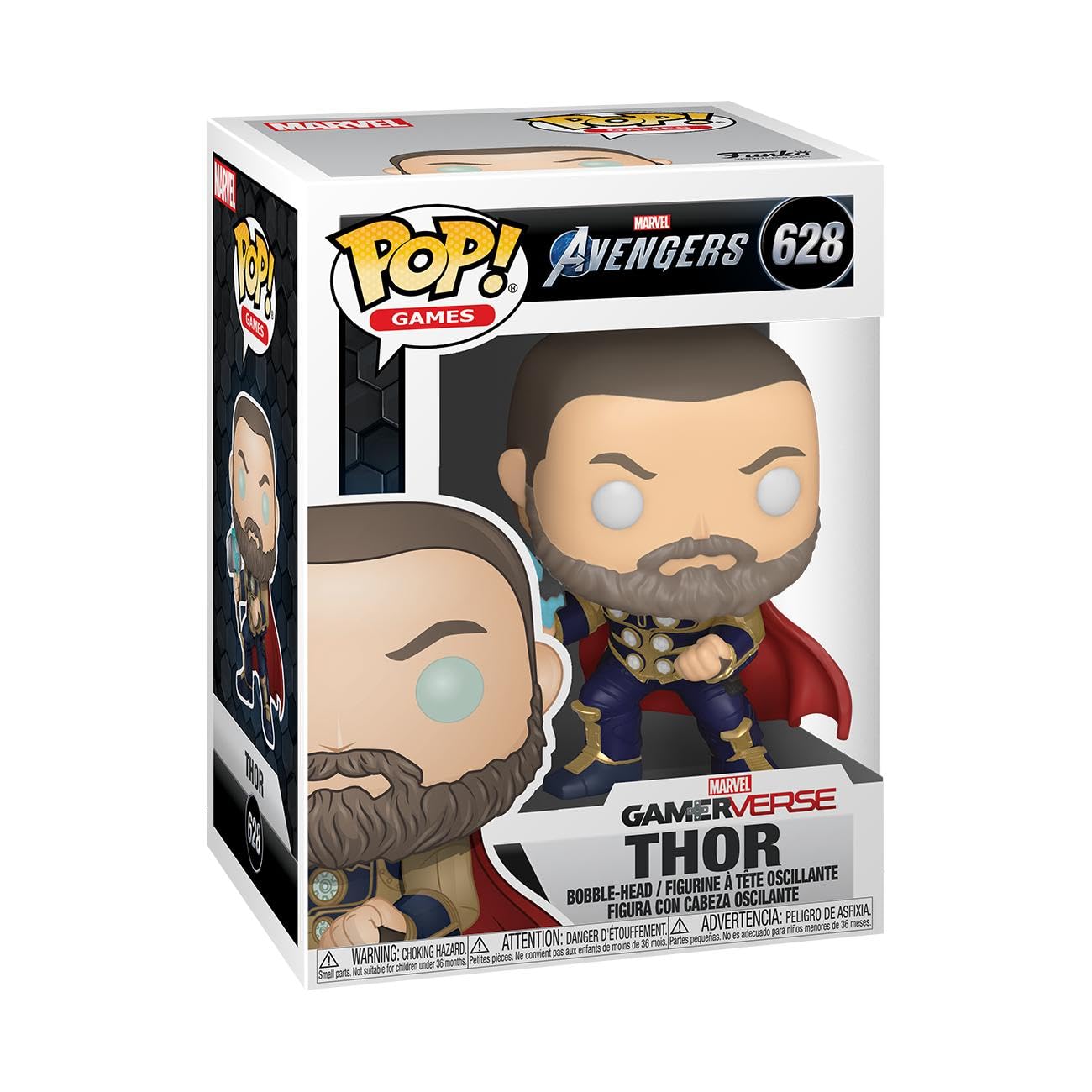 Amazon.com: Funko Pop! Marvel: Avengers Game - Thor (Stark Tech